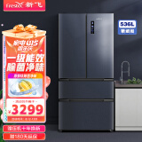 新飞 (Frestec) 536升原鲜钛除菌法式多门四门冰箱 一级能效电冰箱超大容量（青釉蓝）BCD-536WK7AJ/L