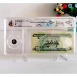 所罗门群岛-央行成立25周年纪念钞  全新品相 评级币NPGS 68分