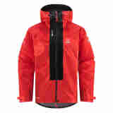 HAGLOFS男外套L.I.M ZT Mountain GTX Pro 25新款户外防水保暖登山冲锋衣 红黑Red/Black M
