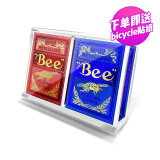 Bee 小蜜蜂扑克牌 高端娱乐纸牌节日礼物 宽牌 随机礼盒套装*1