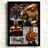狼天影  拳王迈克泰森海报墙贴画拳击格斗搏击装饰挂画励志贴纸可定制 拳王泰森06 40*60cm仅海报