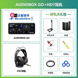PRESONUS AudioBox GO声卡喜马拉雅有声书小说录混音K歌主播设备 AudioBox Go+HD7耳机