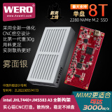 WERO NVMe M.2雷电3/USB4双模JMS583+JHL7440移动外置ssd固态硬盘盒 雾面银-双模/雷电+USB3-40G+10Gbps 不含保护壳，需要私聊客服