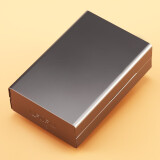 来福（LAIFU） 来福烟盒20支装铝合薄金属滑盖香菸盒烟壳防压免费刻字 灰色免费刻字