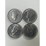 【爱秀宝】1937-1939年香港硬币镍币 1毫一毫 乔治六世 流通好品 1939H年单枚