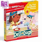 DK丹和贝尔的拼读故事 DK Super Phonics My First Decodable Stories Deli Dogs 英文原版 儿童自然拼读故事绘本