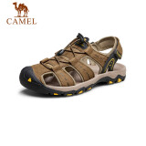 骆驼（CAMEL） 时尚户外运动凉鞋镂空透气软底包头沙滩鞋 GE12220746 卡其 42 