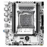 精粤 X99主板CPU套装台式机电脑游戏多开主板至强E5主板DDR3/DDR4内存E5 2666V3/2696V3/2680V4/2678V3 精粤X99M-G D3 ARGB主板 单主板