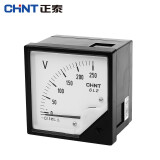 正泰（CHNT）6L2-V-250V-ZT 直通电压表 指针式