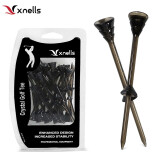 XNELLS高尔夫球Tee球钉球位标韩国进口xnells调整高度瞄准方向配件 黑色tee30个