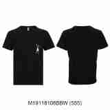 莫斯奇诺（MOSCHINO）T恤 男经典字母logo短袖T恤男士（moschino经典字母logo短袖） (555) M