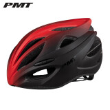 PMT自行车头盔山地车公路车气动一体成型头盔男女安全帽骑行装备K15 渐变黑红 M码（适合头围55-58CM）
