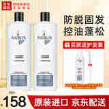 丽康丝（NIOXIN）洗发水清爽控油去屑改善溢脂性防脱发掉发育发细软稀疏发质男女 【严重掉发】2号洗发水1L*2
