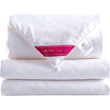 钱皇步步生莲蚕丝被100%双宫茧桑蚕长丝 子母被 4+6斤 200*230cm 白色