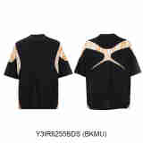 Y-3男士T恤 经典Rust Dye 拼接短袖T恤（2024年新款Rust Dye短袖） (BKMU) XXL