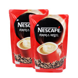 雀巢韩国进口雀巢三合一原味咖啡800g袋装 速溶咖啡办公饮品 800gx2袋