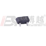 BY/博越 S8550 丝印2TY 封装SOT-23 PNP晶体管 三极管 s8550