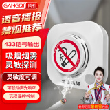 岡祈（Gangqi）YJ-132禁烟专用 烟雾报警器厕所卫生间香烟烟雾检测仪禁止吸烟烟感报警器消防探测感应器