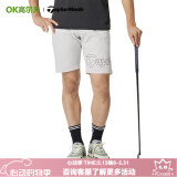 Taylormade泰勒梅高尔夫服装男士T-AIR运动舒适透气golf时尚短裤 2025新款 M13276 浅灰色 XL