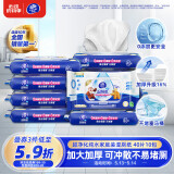 维达（Vinda）湿厕纸【赵丽颖推荐】家庭装40片*10包 RO纯水洁厕湿巾 湿纸巾