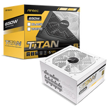 安钛克（Antec）  NE750 NE850 TiTAN650 TiTAN750 TiTAN850 TiTAN1000 金牌全模组/自动启停/智能温控/台式机电源 TiTAN 650W 白色