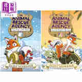 动物救援局2册 惊险救援+穿山甲营救档案 The Animal Rescue Agency 英文原版 儿童文学故事 黑白插图章节小说