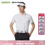 Taylormade泰勒梅高尔夫短袖T恤男士凉爽服装弹力衣服运动POLO衫 2025新款 M13250 白色 XL