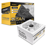 安钛克BP750 金牌直出电源  泰坦TiTAN系列TP650 TP750金牌全模组电源 搭瓦尔基里一体式水冷散热器套装 安钛克TiTAN 750W 金牌全模组电源 白色 搭配 瓦尔基里B360 白色 2.4寸屏幕