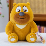 熊出没正版棉花娃娃22cm换装公仔娃衣熊大熊二毛绒玩具生日礼物 22cm基础款熊二