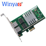 Winyao WYI350T PCI-E  X1 台式机双口千兆网卡  I350-T2