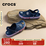 卡骆驰洞洞鞋贝雅卡骆班轻便耐磨一脚蹬休闲鞋|205089 深蓝/辣椒红-4CC 41 /42(260mm)