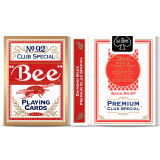 Bee小蜜蜂娱乐专用扑克牌 娱乐纸牌 宽牌耐用 红色1副装