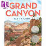 Jason Chin：Grand Canyon 大峡谷 英文原版 进口图书 儿童科普绘本 百科故事图画书 大自然地理知识百科图书