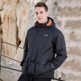 TFO男女款时尚休闲保暖加厚滑雪服 （防水、透气） 男款黑色 XL