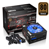 金河田（Golden field）额定500W G5全模组电脑电源（80PLUS铜牌/温控/宽幅电压/全模输出）