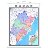 【高清加厚】2023年 福建省地图挂图 约1.4米*1米 覆膜防水 政区交通地形