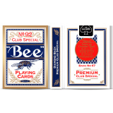Bee小蜜蜂娱乐专用扑克牌 娱乐纸牌 耐用 蓝色1副装