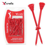 XNELLS高尔夫球Tee球钉球位标韩国进口xnells调整高度瞄准方向配件 红色tee30个