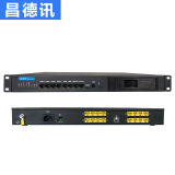 昌德讯PX256网络程控电话交换机 IPPBX 数字网络集团程控SIP电话IAD网关对讲融合通讯混合网关 主机+16FXO+128SIP 32FXS（分机）