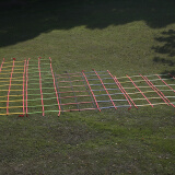 双排敏捷梯速度训练梯 步伐软梯 跳格梯云梯体能训练梯 双排4米8节