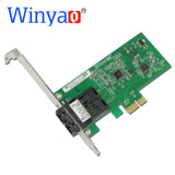 Winyao WY8105FX-SC PCI-E X1 台式机百兆光纤网卡RTL8105E