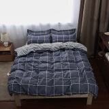 以美家纺 学生三件套宿舍寝室单人床上用品双人床单被罩 印象 0.9-1.2米床被套1.5*2.0米三件套