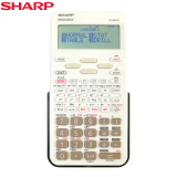 夏普(SHARP)EL-W82TL学生考试专用计算器科学函数计算机 白色