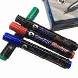 白金（PLATINUM）CPM-200记号笔 油性大头光盘笔 马克笔 粗头快递标记笔 箱头笔 红色 10支装一盒