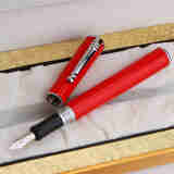 毕加索（pimio）旋转笔盖笔帽 商务练字礼品笔PS-985 红色钢笔