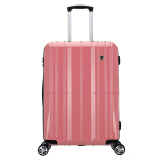 爱华仕(OIWAS) 纯PC拉杆箱飞机轮旅行箱男登机箱行李箱6176 粉色 24寸