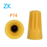 ZK展科 螺旋弹簧式压线帽 电线接线帽 旋转闭端子快速连接器 P74/500只