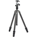 捷信 GITZO GK1545T-82TQD 新旅行者1号4节碳纤维球型云台套装(GH1382TQD) 安全承重10KG