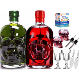 捷林血魔洋酒 高度烈酒 绿魔苦艾酒 捷林鲁道夫苦艾酒 生命之水伏特加 （绿魔+血魔）套装