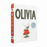 吴敏兰绘本123书单推荐 奥莉薇 Olivia 纸板书 进口英文原版 凯迪克银奖绘本